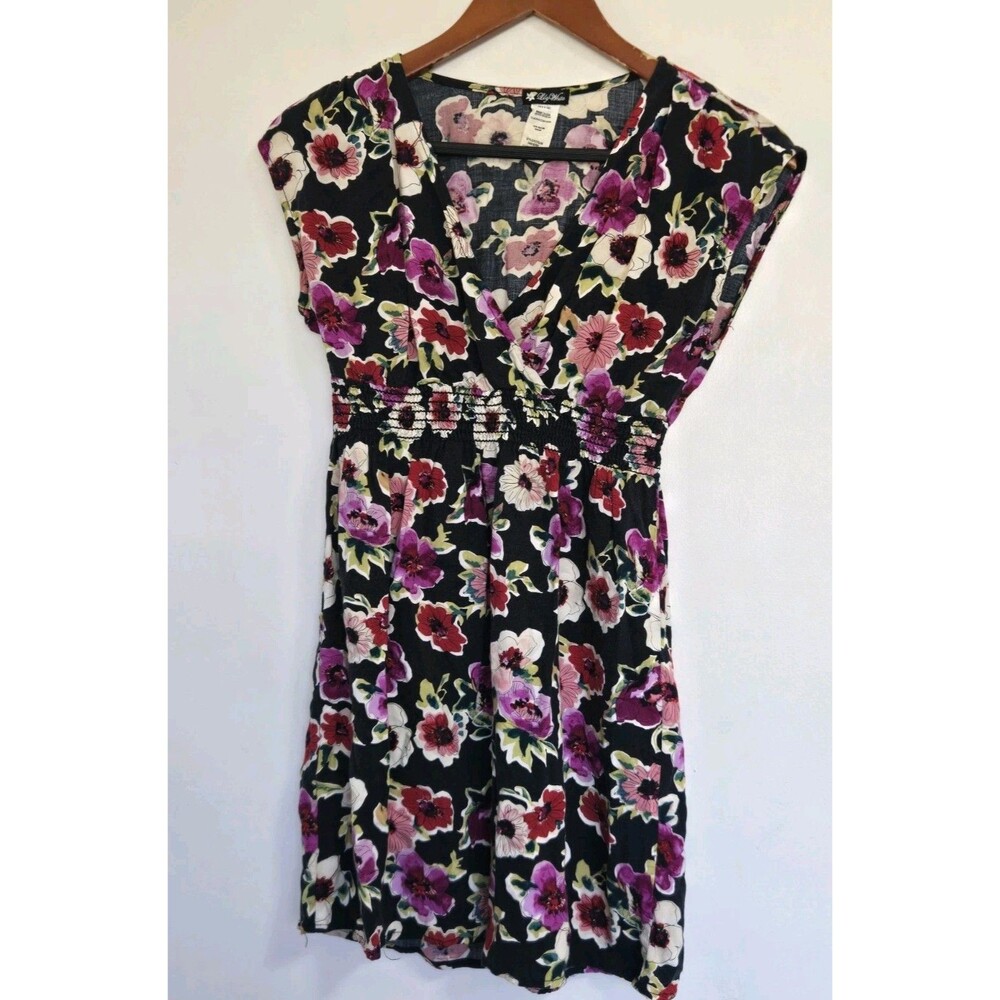 VTG Lily White Dress Womens S Floral Boho Y2K Floral Fairy Grunge Whimsigoth